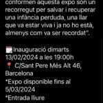 Martina Gusmán Instagram - Con el corazón desbordado de orgullo y emoción quiero invitarl@s a ✨ La Marea Del Tiempo ✨ Exposición Fotográfica de #MateoTrapero 🤍 @mateotraperophoto Inauguración : Día: Martes 13 Feb 2024 📆 Hora: 7pm ⏰ Lugar: C/ Sant Pere Més Alt 46, Barcelona 📍 * Disponible hasta el 5/3/24 * Entrada libre 💫