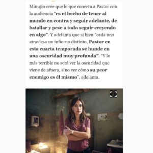 Martina Gusmán Instagram - ▶️

¡Buen Domingo Marginales!

¡Día perfecto para maratonear!
Poné ▶️ #ElMarginalIV 🤙🏽

@chenetflix 
@netflixlat 
@netflixes 

@undertransmedia 
@telemundo 
@lanacioncom 

@theremakenet