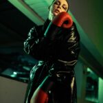 Maruv Instagram - I’m as posh as luck 😛 Photo by @iamstarostin Gaffer @ignatenko__egor Hair by @sofia_iva #maruv #onfleekbaby #shlakoblochina