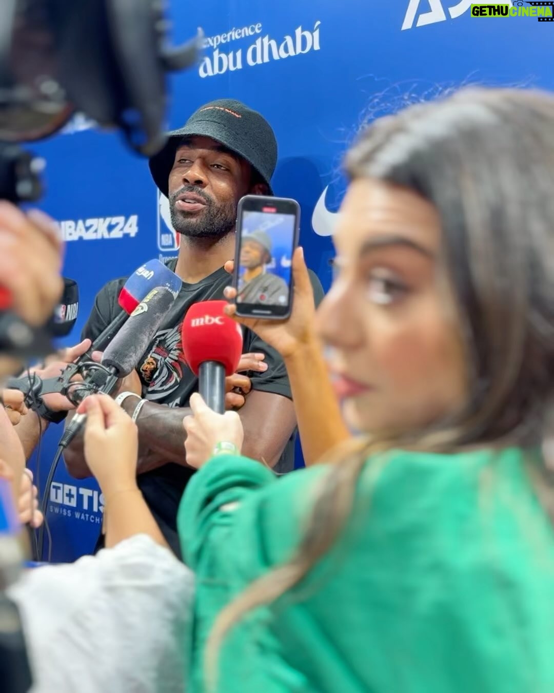 Marwa Karam Instagram - I made @kyrieirving speak Arabic 🙊 @nba 🏀
