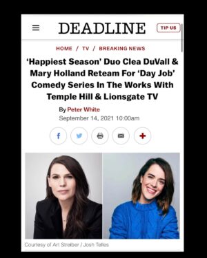 Mary Holland Instagram - Bursting!!! 🎉💕 Very grateful to get the chance to partner with my brilliant friend @officialclead & our amazing collaborators at Temple Hill and Lionsgate on this show!