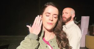 Mary Holland Instagram - The whole first season of #thebigdoorprize is available for your viewing pleasure NOW on @appletv!! 🦋 The brilliant writers of this show have crafted a story that will make you laugh and cry and feel hopeful about the world, and they deserve a freaking parade (in addition to fair pay for their work)!