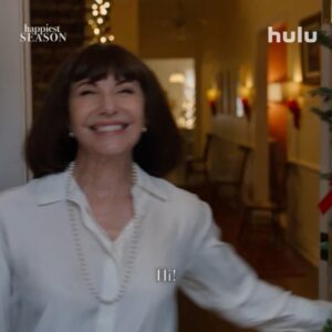 Mary Holland Instagram - She has ARRIVED!!!! 🌈🎄❤️ #happiestseason is available to stream now, only on @hulu! This movie was made with so much love by everyone involved. I hope it brings you joy!!! Thank you to the extremely talented team of producers, crew, and cast that brought this story to life. And thank you to Clea DuVall - She is the reason for the happiest season ❤️