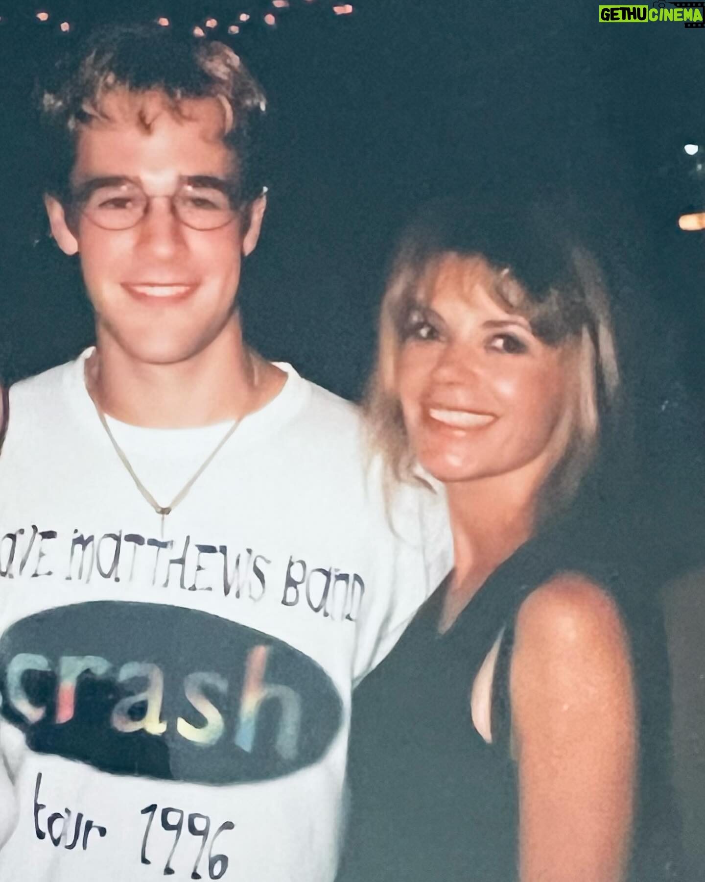 Mary-Margaret Humes - 5.4K Likes - #flashback to a simpler time in our lives … a dinner date with my “amazing kid” @vanderjames #behindthescenes #memories #dawsonscreek #tvfamily #foreverfriends 💞