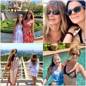 Mary-Margaret Humes Instagram - A stroll through the gardens followed by a bit of fun in the sun … Making memories yesterday with my “adventurous”  nieces @christinanoyes @lyrabellasf #familytime #simplepleasures  #thegettymuseum Have a nice day my friends 🌺🌞
