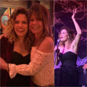 Mary-Margaret Humes Instagram - Awesome night of music hosted by @msjoelyfisher and featuring this beauty!!! Thanks for the invite @joylenz …you smashed it!!! 👏👏👏 Be  sure to check out her new  #1 podcast @dramaqueensoth with @sophiabush @hilarieburton #onetreehill #dawsonscreek #tvfamily