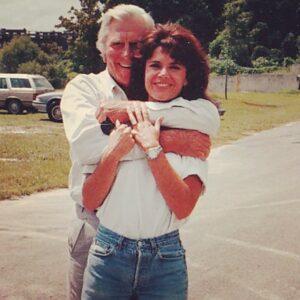 Mary-Margaret Humes Instagram - #fbf This 1992 memory just popped up and stole my heart. Not only did I have the pleasure of working with this icon several times throughout #80stv but we  also became best of buds. Was so thrilled when #dawsonscreek producers hired him to play Mr. Brooks’ long lost friend in Season 4, A Winters Tale 👏👏Love you  #andygriffth ❤️ and all the #memories we shared.