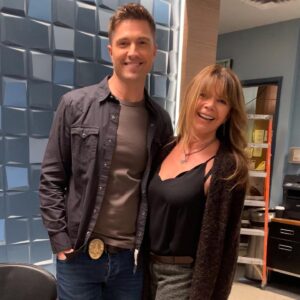 Mary-Margaret Humes Instagram - Thrilled to be in your storyline tonight @ebwinter  Family secrets 🤭😳#therookie #abctv