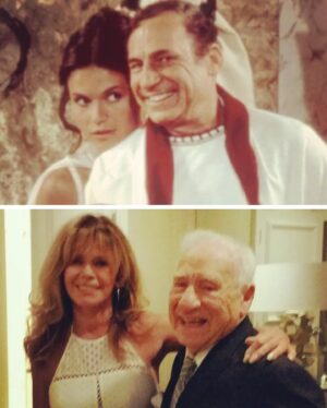 Mary-Margaret Humes Instagram - #tbt to my very first film role alongside this comedic icon @officialmelbrooks in #historyoftheworldpart1 and then a happy reunion “a few years later” backstage at his amazing one man show in Vegas. ❤️