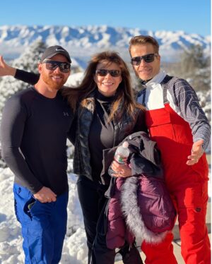 Mary-Margaret Humes Instagram - Life with these two is always an adventure … however, this years ski trip took on a whole new meaning … respecting the beauty of these majestic mountains and appreciating “breathing fresh air”  like never before … thankful for the day with besties @louisvanamstel @itsme_joshv ⛷⛷⛷❤️❤️❤️🙏🙏🙏
