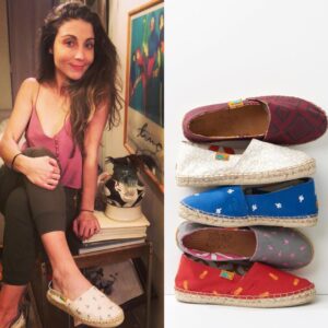 Mary Padian Instagram - Hey Guys! Please help me support my besties @amalwilemon & @zanewilemon and their amazing org @ubuntumade. 
FIRST 50 PEOPLE TO BUY SHOES WILL GET A PERSONALIZED TREASURE WITH THEIR ORDER FROM ME!! For proof of purchase please #supportmary in the comments section at checkout of the @kickstarter page, AFRIDRILLE.COM
•
Handmade in Kenya, designed by YOU! We've launched our most impactful product yet, THE AFRIDRILLE. The worlds first fully customizable espadrille style shoe, handmade in Kenya by our Maker Mums. With endless customization options, you create a shoe that is uniquely you!
•
As always, 100% of our profits support our Maker Mums, and provide life-changing care for their special needs children. GET YOUR KENYA KICKS TODAY! Link in bio @kickstarter #liveubuntu ❤️🌍
/////////////
#ethicalfashion #sustainablefashion #ecofashion #ethicallymade #slowfashion #fairtrade #africanmade #maasai #kenyamade #madeinafrica #africanfashion #espadrille #ubuntu #sustainable #ecofriendly #eco #handmade #kickstarter #crowdfunding #Storagewars #marys_finds