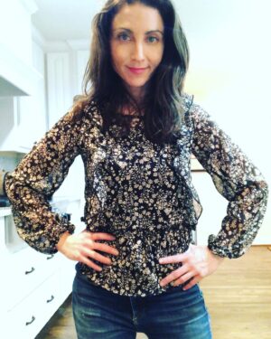 Mary Padian Instagram - How cute is this top I got in the KIDS department for $7.19!! It’s a size 10-12/L girls & fits perfectly!!Shop for it now in my profile link! http://liketk.it/2MOHR #liketkit @liketoknow.it #StayHomeWithLTK Follow me on the LIKEtoKNOW.it shopping app to get the product details for this look and others #petite #targetstyle #target #fashion #bargainshopper