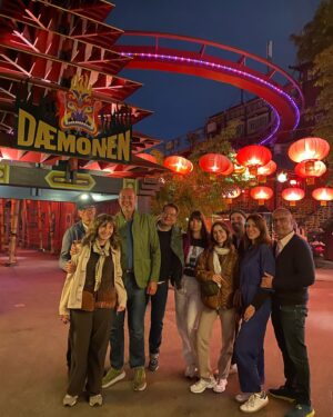 Mary Steenburgen Instagram - Copenhagen. Thank you for a summer vacation that was truly inspiring. I’m remembering rollercoasters in Tivoli Gardens at dusk. Enjoying mind blowing meals at: @baka.d.busk, @poplburger, @nr30_restaurant, and @ilukacph. Cheering on the Copenhagen team at the Parken stadium. Swimming in the North Sea. Celebrating my son’s birthday with his fun, talented friends and having delicious food in a converted horse barn in Rorvig. Thank you @pernellecaspersen and Pawel! @bolindegaard, I still think about your risotto, which you somehow cooked over an open fire. Seeing Stine Goya’s stunning fall line in their showroom. And, of course, @nomacph, and that bounty of delicious creativity. Wandering The Design Museum, which is magnificent. Marveling at  the wonders of the Louisiana Museum. Reliving it all at night in the exquisite @HotelSanders at the end of each day. Thank you, @charliemcdowell and @lilyjcollins for hosting us and Charlie, for driving me around in your funny little cart!!! Thank you, Copenhagen. You are a dream city populated by the kindest and most creative of people. We can’t wait to come back!
