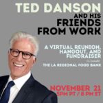 Mary Steenburgen Instagram - Please join my impossibly handsome husband and his “work friends” (including myself) on Saturday night for the LA Regional Food Bank. Get tickets at the link in my bio!