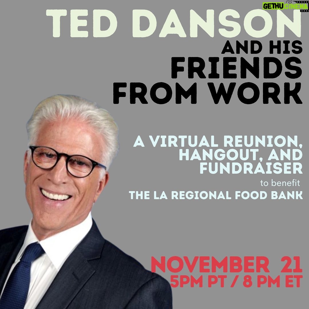 Mary Steenburgen Instagram - Please join my impossibly handsome husband and his “work friends” (including myself) on Saturday night for the LA Regional Food Bank. Get tickets at the link in my bio!