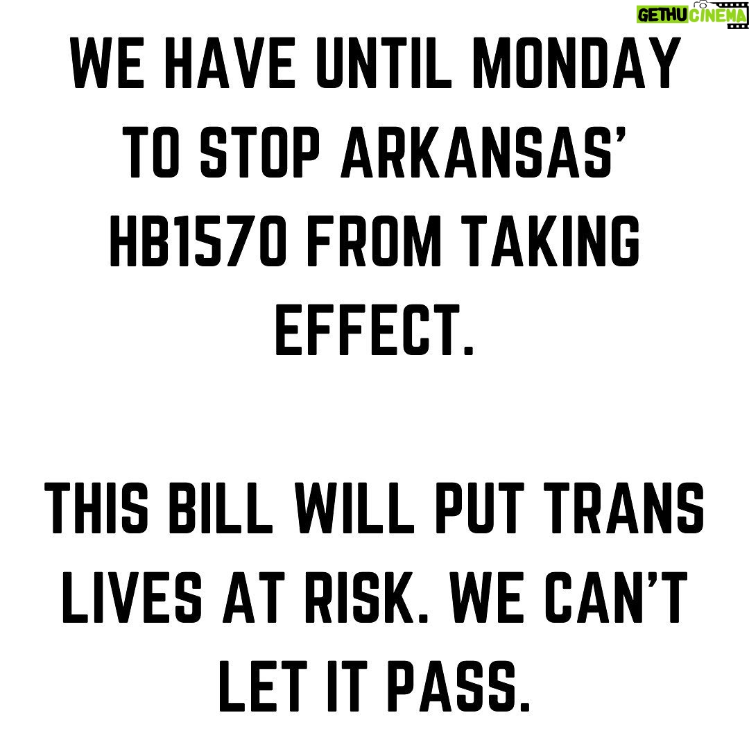 Mary Steenburgen Instagram - Please consider taking a few minutes to call/email Governor Hutchinson to veto HB1570. ☎️ 501-682-2345 📧 asa.hutchinson@governor.arkansas.gov HB1570 is the legislation that will ban health care for trans youth. If this is not the kind of country we want to live in, we’ve got to show it by taking action.