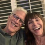 Mary Steenburgen Instagram - Happy 25th Anniversary! This was SUPPOSED to be a sweet loving anniversary photo but you have a big piece of salad in your teeth. So there it is. Thank you for making me laugh today and every single one of the last 9,125 days. You are the goofiest, wisest, kindest, dreamboat in the world. True, that is a big ass piece of salad but even that doesn’t mar your legendary beauty. I can’t believe how lucky I am. Happy Anniversary, Ted. Love, Mary