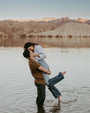 Marybeth Havens Instagram - Every pizza me loves every pizza you. 🍕 ❤️ Happy Valentine’s Day my love! As if we have been married for a month now. Couldn’t be any happier. 

 📸 @lindsey_anne_photo & @sharonwaiphoto 
Hair : @vegasmakeupartistry 
Makeup: @cindimenjivarmua