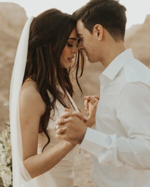 Marybeth Havens Instagram - You are looking at Mr and Mrs Havens 🤍 With my whole heart and for my whole life. 

Link in bio for the YouTube wedding video! 

Event Planner: @stellamaris.events
Photographer: @momentsphotographylv
Videographer: @npvisuals.co
Florals: @mauloafloraldesign
Hair: @sandalstyles
MUA: @lakshmi_mua
Suit: @bowtiesbridal