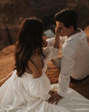 Marybeth Havens Instagram - Happy 1 Year Wedding Anniversary darling ❤️ Thank you for changing my life in the best way possible. I am so lucky to be your wife. 
we have had the most crazy year & I can’t wait for eternity together. I love you baby I’m so proud of us. ❤️❤️❤️ 

@momentsphotography.co