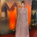 Matilda Blanco Instagram - Martín Fierro 2023 📺 @telefe @aptraorg Vestido @adrianbrownofficial Hair color @cerininet Makeup @christapia_mua Peino @axdanel para @rodrigomesina Mi piel @sisleyparisofficial #martinfierro