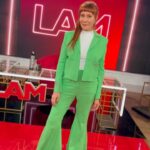Matilda Blanco Instagram - Green moment! 🍏 Seguimos esta semana en LAM Les debía looks 🔺 Aquí va por @allo_martinez 🍏🍏 Color Hair @cerininet @elejercitodelam @americatv Último día de Lino! #greenday #oxfordpants #style #streetstyle #greenmoment