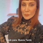 Matilda Blanco Instagram - Look hoy domingo en #Buenatarde en @c5n 🤍🤍🤍🤍🤍 #colorhair @cerininet 🖤 Vestido @melocotonstyle 🖤 Botas @thebagbelt 🖤 🎥 @renzoberecoechea 🖤 Gracias al equipo de maquillaje, peinado y vestuario del canal🩶🩶🩶
