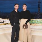 Matilda Lutz Instagram - Meravigliosa sfilata di @louisvuitton a Park Güell... grazie @nicolasghesquiere , I feel so lucky! 🧡