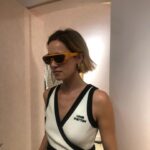 Matilda Lutz Instagram - Merci for inviting me to celebrate @nicolasghesquiere 's 10th anniversary with @louisvuitton ... immensely honored! #louisvuitton #LVFW24 #invitedby Styling @selinbursalioglu 🧡 Make up @georgisandev Hair @barbdoeshair Thank you @madeineb @stefaniacastaldi @isygoing @francescabelfiume 🖤