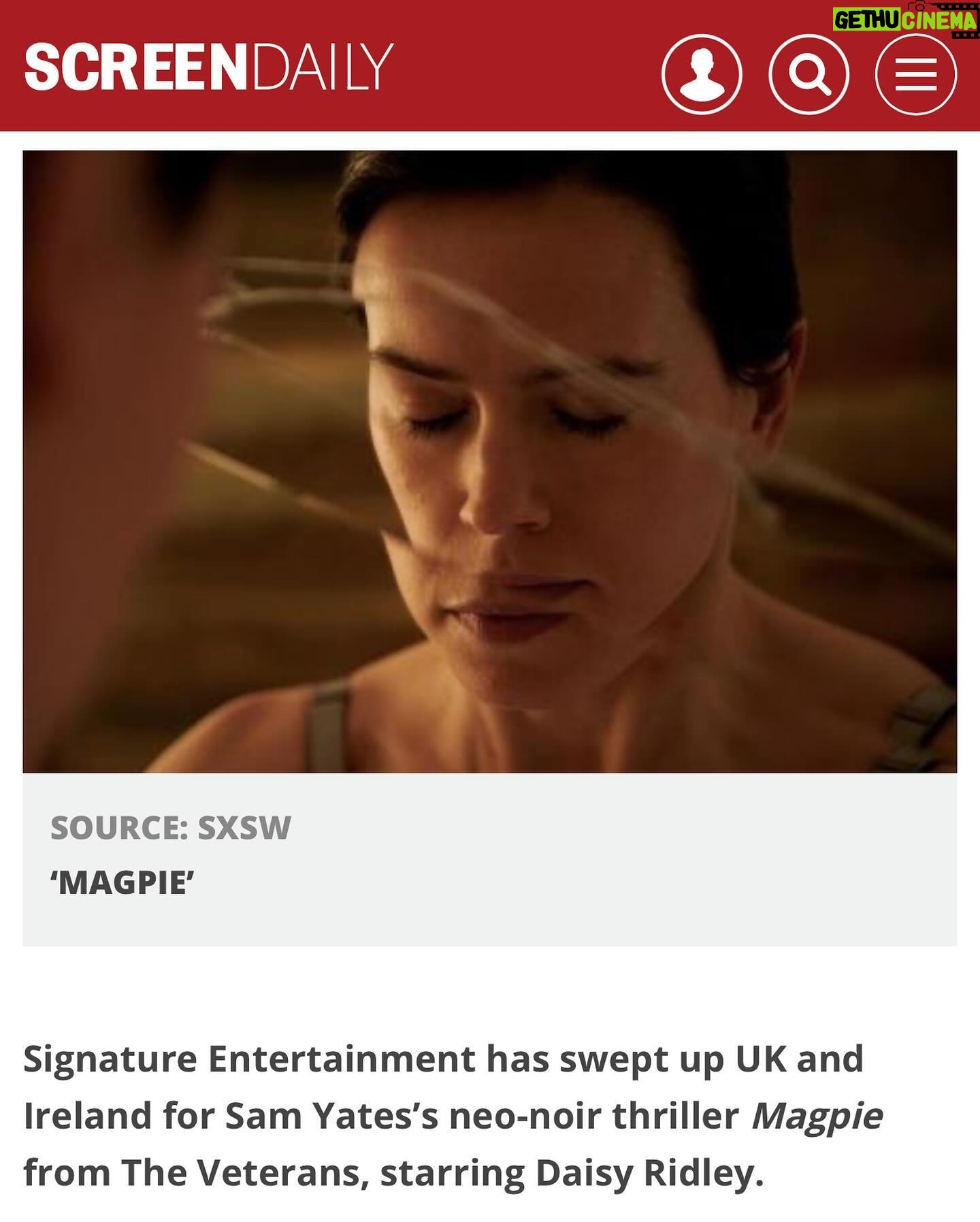 Matilda Lutz Instagram - News from #Cannes2024 • ‘Magpie’ files to @signatureentertainmentuk. Read more on @screendaily.
