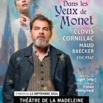 Maud Baecker Instagram - ✨🎭🧑‍🎨 Dans les Yeux de Monet, dès le 12 septembre au @theatredelamadeleine 💖  Écrit par Cyril GELY Mise en scène de Tristan PETITGIRARD Avec Clovis CORNILLAC, Maud BAECKER et Eric PRAT Elle vient perturber son quotidien. Elle deviendra sa source d’inspiration.  En 1892, Claude Monet s’enferme plusieurs mois au-dessus d’une boutique de lingerie et mode à Rouen, pour peindre la Cathédrale. Mais l’obscurité et le doute l’ont envahi.  Il est alors rejoint par une jeune modèle de la boutique venue passer un corset. Elle l’exaspère, elle l’insupporte. Mais peut-être saura-t-elle aussi lui rendre la grâce. Assistante à la mise en scène : @moussylea Scénographie : @stef.jarre Costumes : @virginiehoudiniere Lumières : @denschlepp Création vidéo : Mathias Delfau Création Sonore : David Parienti Presse : @lfcommunication Production : @theatredelamadeleine @kwet_production @mlumbros Benjamin Guinois Géraldine Sultan @fimalac_entertainment @theatreprivesndtp @theatresfr Photo : @cyril_bruneau Bruneau Affiche : toaster.fr. 🎟️ réservations. : https://link.theatre-madeleine.com/dans-les-yeux-de-monet/billetterie/tdlm lien en bio ✨