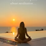 Maude Hirst Instagram - 🧘🏼‍♀️A BIG MISCONCEPTION ABOUT MEDITATION🧘🏼‍♀️ Meditation is not about sitting with a quiet mind… it is a profound practice of sitting with yourself with whatever is happening inside. Sometimes that might be a busy mind, sometimes strong emotions, sometimes quietness. Release expectations of what it should be and try just allowing yourself to sit and feel. It’s through feeling that we can then begin to heal. Sending love to you all 🩵 #whatismeditation #howtomeditate #meditation #bestill #iloveyou
