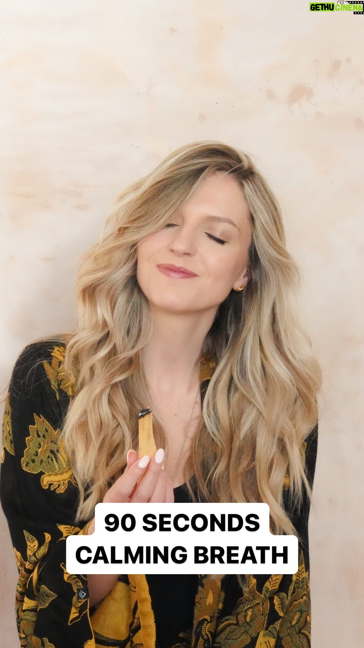 Maude Hirst Instagram - ☺️90 SECONDS TO FIND YOUR CALM☺️ Stop scrolling and breathe with me for just 90 seconds. Notice how different you feel after such a short amount of them. Put a 💜 below if you feel calmer! Sending love, Maude ✨ #amomentofcalm #calm #slowdown #inspiration #londonmeditation