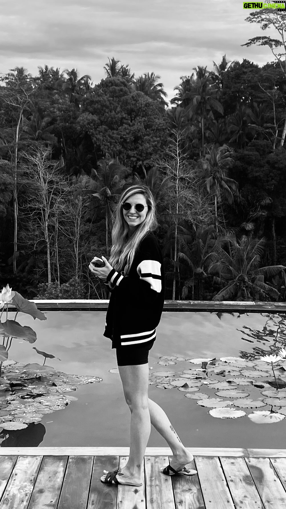 Maude Hirst Instagram - 🌴LESSONS FROM THE JUNGLE🌴 The past few days I have spent in the magical @fsbali Sayan and here’s what I learnt… No matter what the weather the trees & plants constantly adapt to their surrounds 💙absorbing the storm 💚swaying with the wind 💜drinking in the warmth of the sun & moisture from the rain 💛it is constantly in motion Yet somehow through it all - everything remains calm. It’s roots deep in the earth holding it secure. Perhaps we can become resilient like the jungle, learning techniques that keep us grounded and calm even when the emotional storms arrive. A regular meditation practice can become your roots 🧘🏼♀️, securing you to safety when times feel wild and uncertain. Let’s all be a little more jungle together!! 🏨 @fsbali 👗 @bahhgoose 🩱 @heidikleinswim #prtrip #bali #fourseasonsbaliatsayan #nature #calmamoungthechaos #deepcalm #meditation #grateful #naturephotography #trending