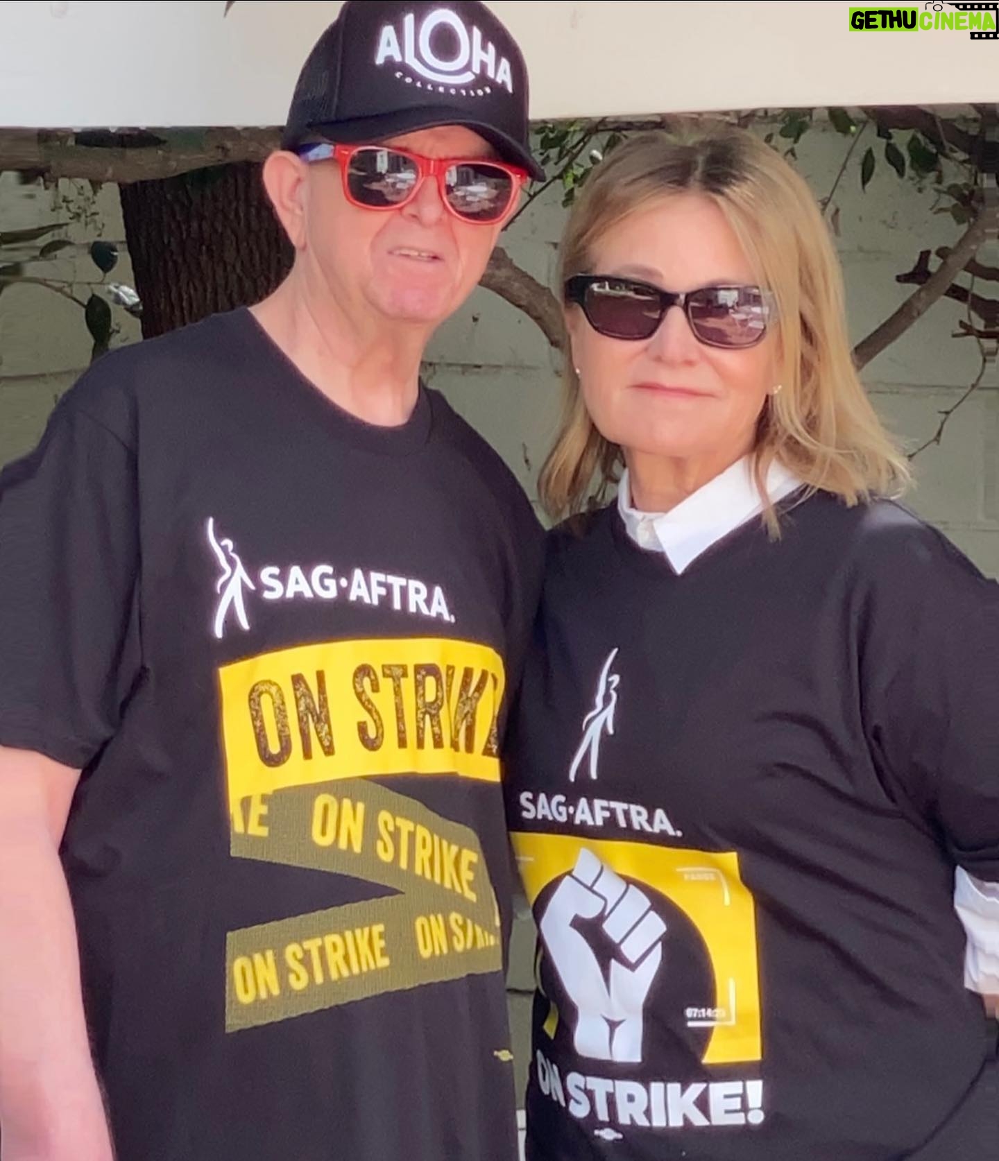 Maureen McCormick - 3.7K Likes - Striking with my best friend! #sagaftra #sagaftrastrike #sagaftrastrong #wga #wgastrike #wgastrong #unionstrong #solidarity