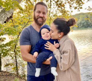 Maya Stojan Instagram - Loved every bit of our Lyon Rugby World Cup adventures with Grandma and Grandpa! 
So grateful to my husband for giving me the best Rugby experience. I now more or less know the rules! 
#rugbyworldcup2023france