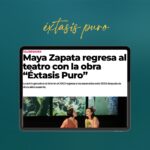 Maya Zapata Instagram - #ÉxtasisPuro marca el regreso luego de 5 años de @lamzapata Entrevista en @globo88.1 PR @pinpoint_com 🗓️ Funciones de viernes a domingo V 20:30 h S 19:00 h - SOLD OUT D 18:00 h 📍 @teatromilan_forolucerna 🎟️ Boletos a la venta en taquilla y @ticketmaster_mx Éxtasis Puro es una producción de 25 Producción. #ÉxtasisPuroCDMX #CDMX #ClitemnestraEnEscena 🏛️ #Teatro