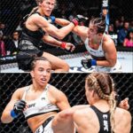 Maycee Barber Instagram - Maycee Barber secures a unanimous decision victory against a ranked opponent! She put in the work, she trained hard, and it paid off. 🏆🔥 So proud of you Maycee and all your dedication. Let’s keep climbing! 💥💯 @mayceebarber #TeamBarber #thefuture #HardWorkPaysOff #Victory #MMAChampion #ufc #ufc299 #teamalphamale #muaythainikolai