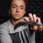 Maycee Barber Instagram - Choose your fighter. 🥊🗡️ @kershawknives