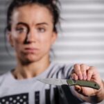Maycee Barber Instagram - Choose your fighter. 🥊🗡️ @kershawknives