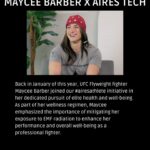 Maycee Barber Instagram - Dive into the world of EMFs and their impact on athletic performance. Discover how UFC fighter Maycee Barber is paving the way for a new era of performance excellence, and learn about our official partnership with UFC. 💥 [Links in bio] #airestech #athleticperformance #MayceeBarber #UFC #performanceexcellence #athleticexcellence