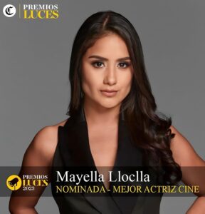 Mayella Lloclla Instagram - FUEGO 🔥 He sido Nominada por los PREMIOS LUCES como mejor Actriz de Cine por la película “La Decisión de Amelia” un personaje con mucha carga emocional que me retó muchísimo, y como mejor actriz de televisión por mi personaje Bella en Luz De Luna 🌙 un personaje divertido que me retó a cantar y hablar en lengua de señas 🤟🏽sí les gustó mis personajes voten en los premios luces 😎🫶🏼 Pueden votar hasta el 3 de Marzo . Gracias @elcomercio #PremiosLuces #MayellaLloclla #Cine #tv