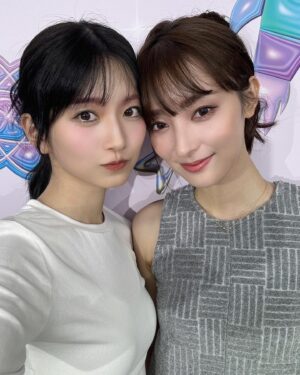 Mayu Miyamoto Instagram - 🖤🤍🩷
#girlsaward #evris #thankyou
