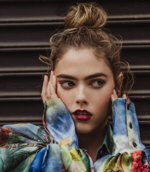 McKaley Miller Instagram - the shmooshed face series