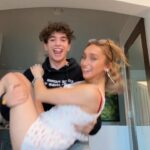 McKenzi Brooke Instagram - Our version of PROM!!! 🤠💕 @nickbencivengo #prom #transition #bestfriends #bff #bestie #stagecoach @boot_barn_official