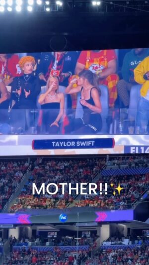 McKenzi Brooke Instagram - MOTHER IS AN ICON, A LEGEND!✨ #taylorswift #Superbowl #icon #nfl @taylorswift