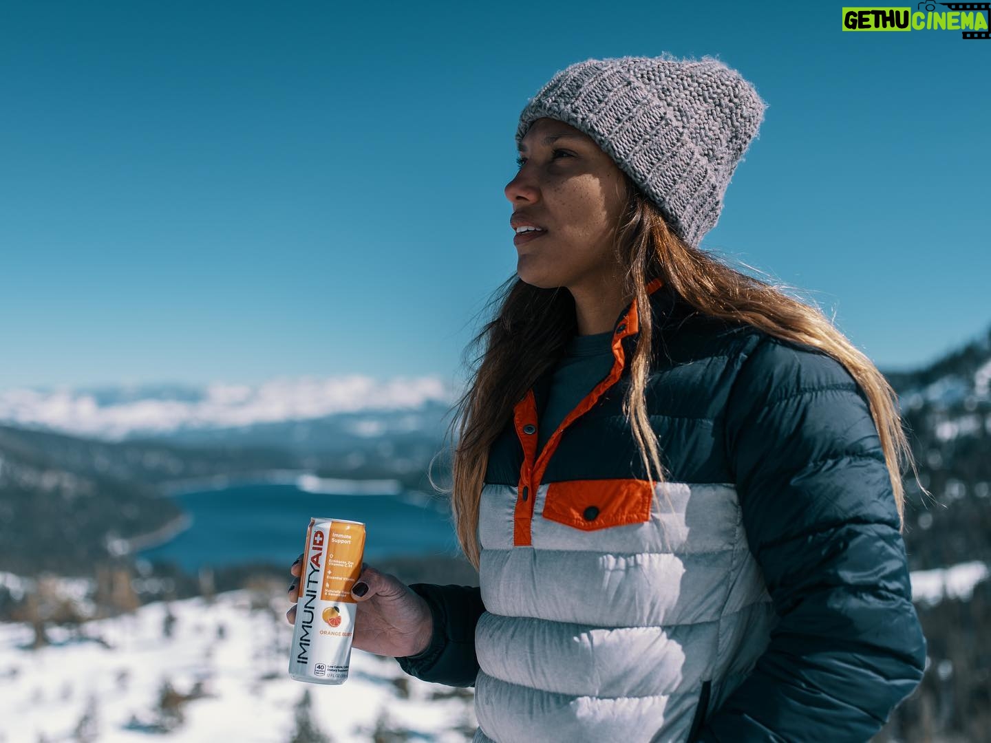 Meagan Martin Instagram - This cold weather seems to be hanging out longer than usual 🥶!!! Psyched to have options in keeping my immunity up thanks to @fitaid!!! Can’t wait for those good temps to be back!