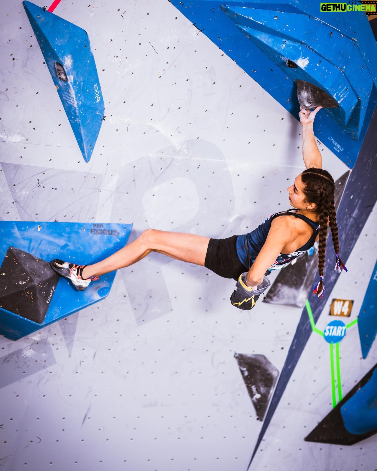 Meagan Martin Instagram - It’s that time of year again! @usaclimbing is hosting the World Cups in SLC next week! Starting May 16th-17th with the Paraclimbing WC followed by the Boulder and Speed WC’s May 19th-21st! Tickets are still available so get them while you can 🎟️! Link in bio 🤩!!! https://www.eventbrite.com/cc/2023-salt-lake-city-world-cups-2000299 📸 by @breesframes and @grey_jensen