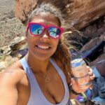 Meagan Martin Instagram - The last time I was in Red Rocks was January of 2014 😱. I had mixed feelings coming here as I am not in my normal shape by any means, but I’m definitely glad I decided to come. We experienced a little rain a couple days ago, so I’ve definitely done more hiking than climbing, which has been a great way to walk around and look at things to come back to. Bringing along my @athleticbrewing Trailblazer was clearly a great choice 🍻! Our pup Maddy has been pretty psyched in the extra hiking too!