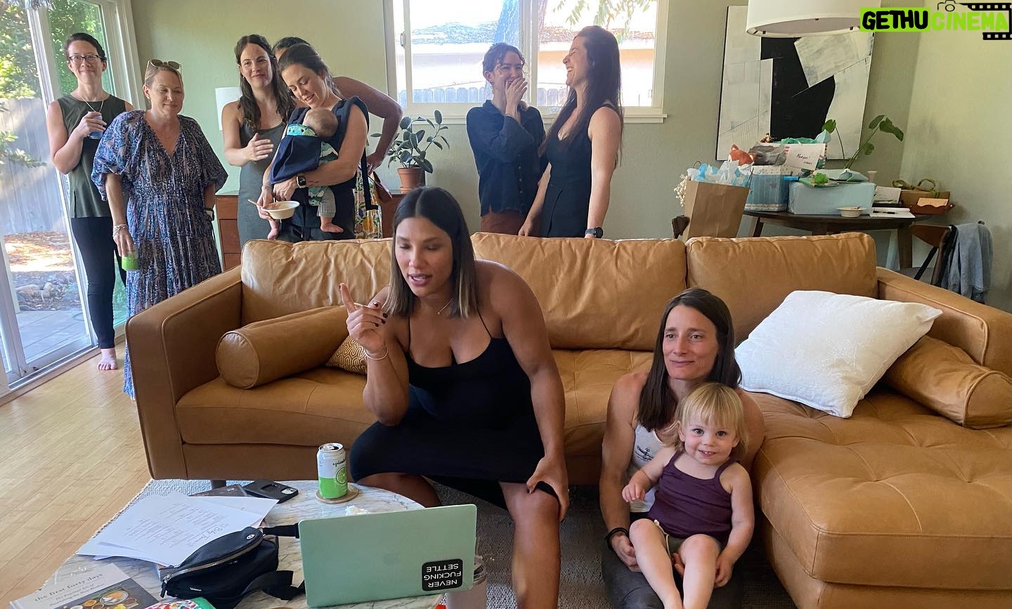 Meagan Martin Instagram - Just a few snaps from the lovely shower celebrating our little baby! Thank you to everyone who made the day so special and for joining in person and on zoom! Feeling so loved and excited to bring this new life into the world 🥰!!! Big thank you to @macckenzz and @marymeck for planning and hosting such a wonderful day! It was truly perfect! So thankful ❤️!!! I love that Vera is the only one paying attention to the camera I the last photo, classic 🥰!